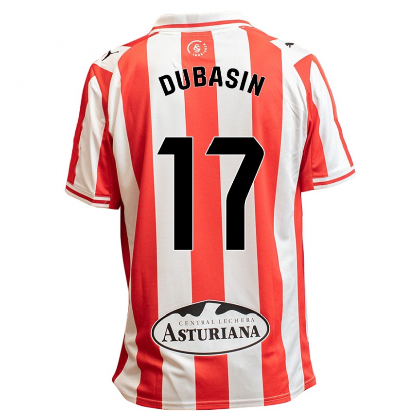 נשים כדורגל Jonathan Dubasin #17 לבן אדום ג'רזי ביתית 2025/26