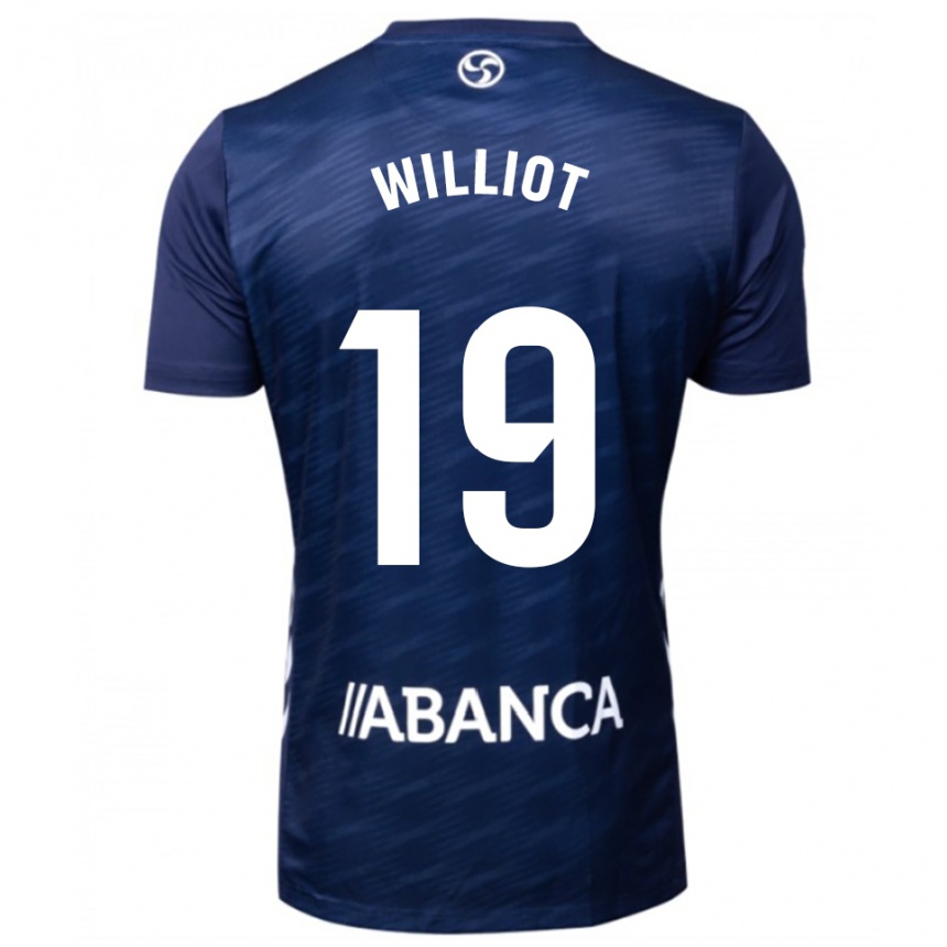 נשים כדורגל ויליוט סוודברג #19 כחול נייבי לבן הרחק ג'רזי 2025/26