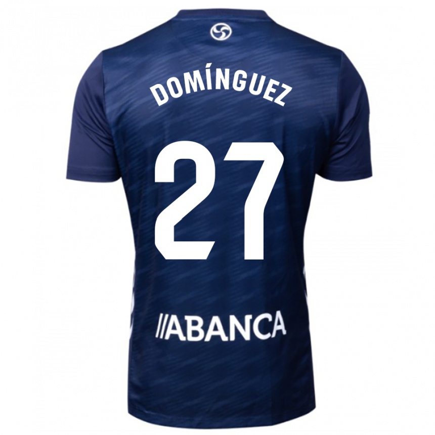 נשים כדורגל Emma Domínguez #27 כחול נייבי לבן הרחק ג'רזי 2025/26
