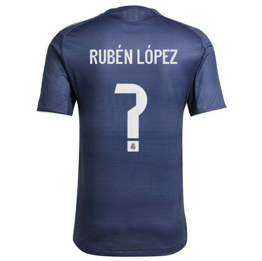 נשים כדורגל Rubén López #0 כחול נייבי כסוף הרחק ג'רזי 2025/26