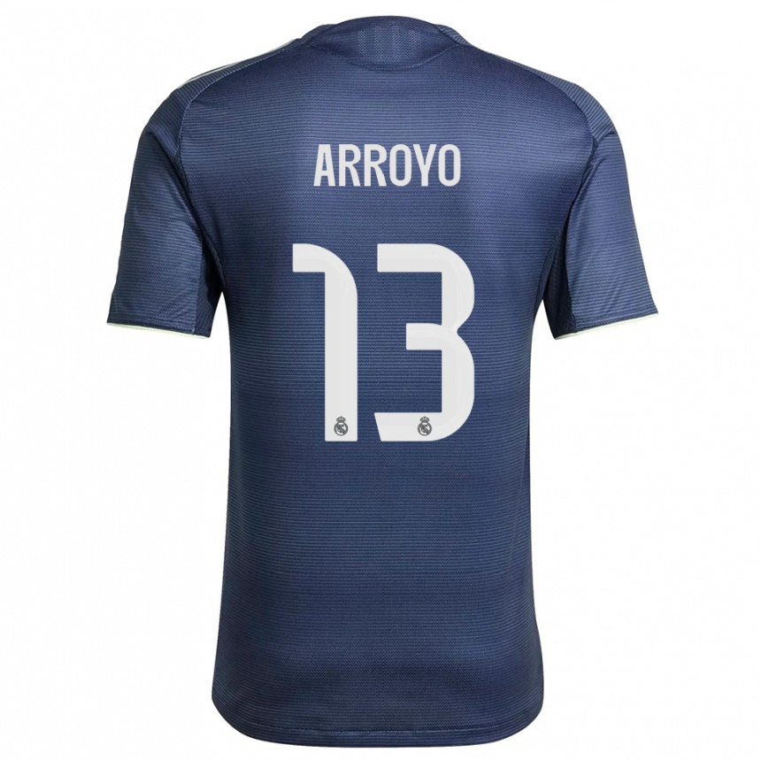 נשים כדורגל Diego Arroyo #13 כחול נייבי כסוף הרחק ג'רזי 2025/26