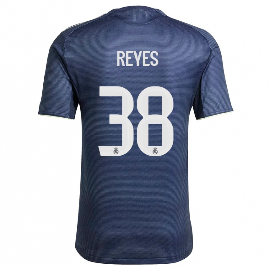 נשים כדורגל José Reyes #38 כחול נייבי כסוף הרחק ג'רזי 2025/26