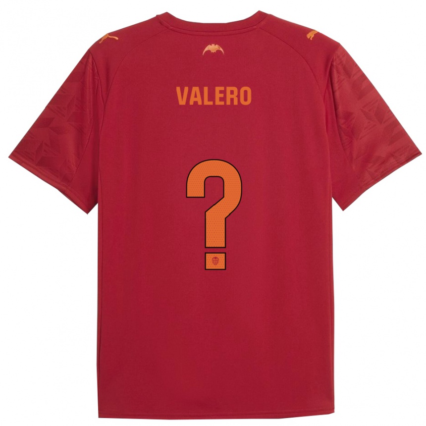 נשים כדורגל Iván Valero #0 אדום כתום הרחק ג'רזי 2025/26