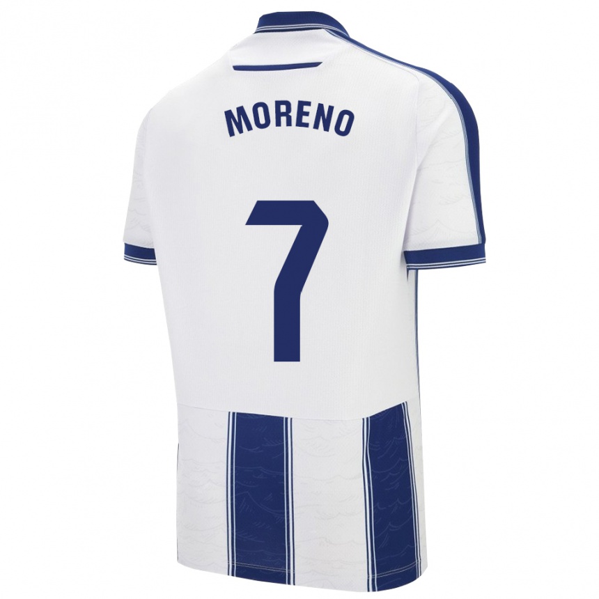 נשים כדורגל Álvaro Moreno #7 כחול נייבי לבן הרחק ג'רזי 2025/26