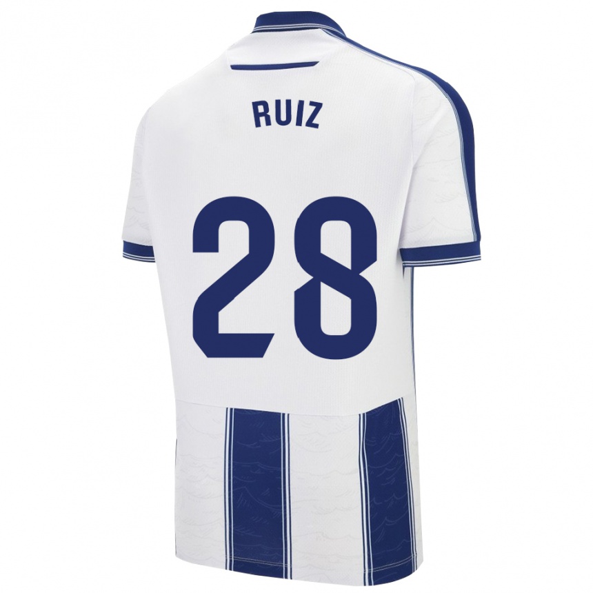 נשים כדורגל Joan Ruiz #28 כחול נייבי לבן הרחק ג'רזי 2025/26