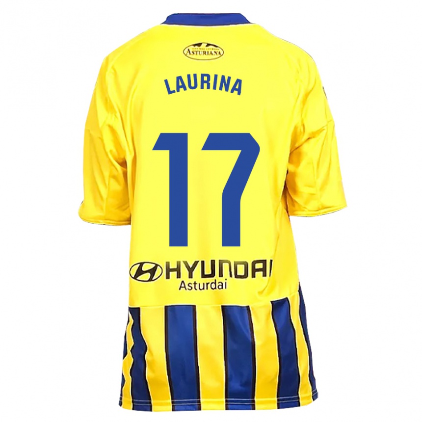 נשים כדורגל Laura Gutiérrez #17 צהוב כחול הרחק ג'רזי 2025/26