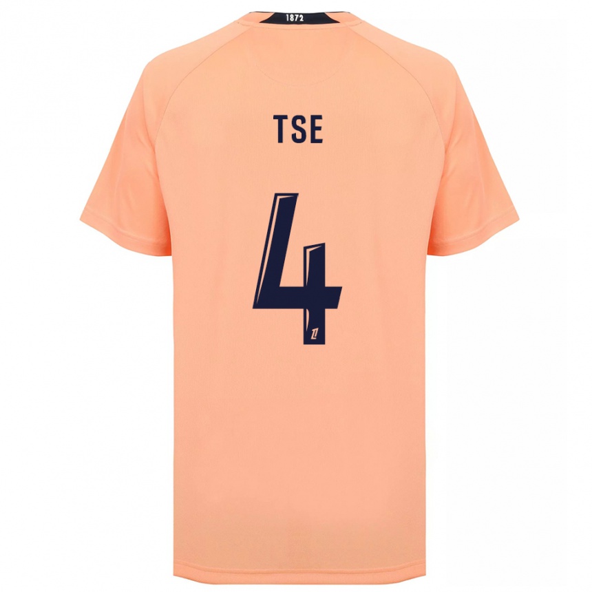 נשים כדורגל אליזבת טסה #4 כתום כחול הרחק ג'רזי 2025/26