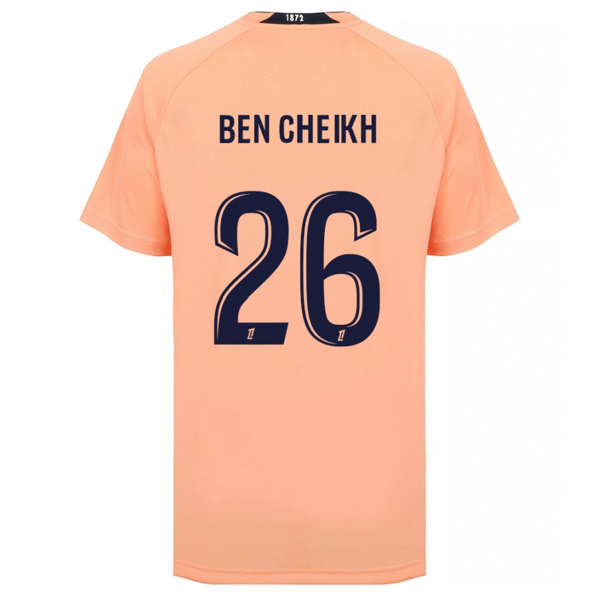 נשים כדורגל Ayman Ben Cheikh #26 כתום כחול הרחק ג'רזי 2025/26