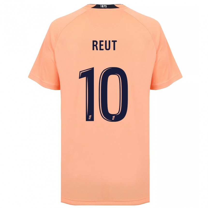 נשים כדורגל Nicolas Reut #10 כתום כחול הרחק ג'רזי 2025/26