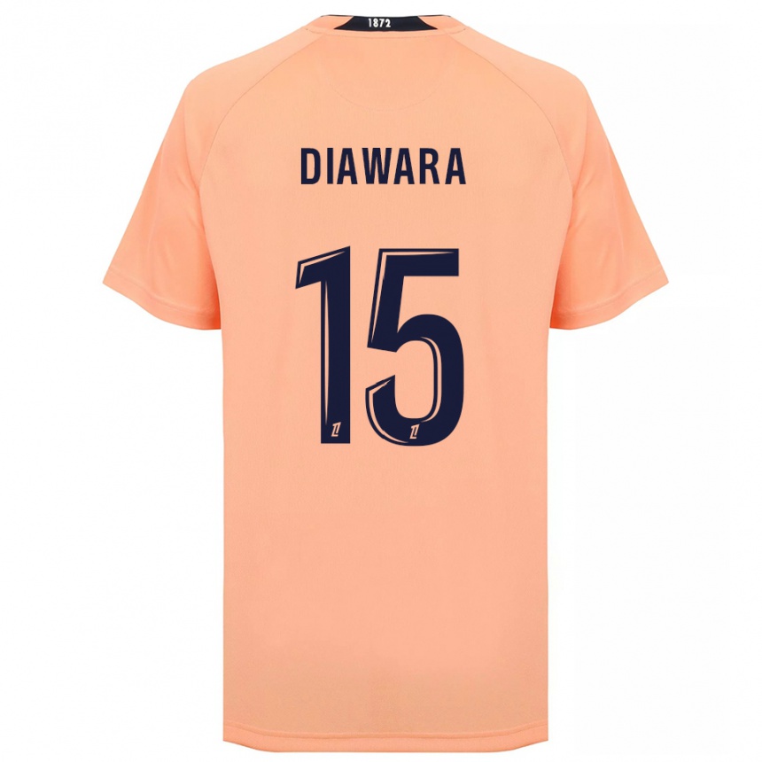 נשים כדורגל Kandet Diawara #15 כתום כחול הרחק ג'רזי 2025/26