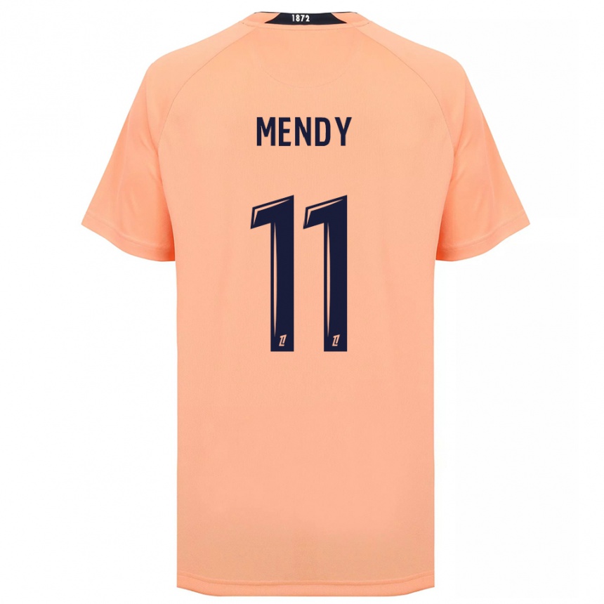 נשים כדורגל Mélinda Mendy #11 כתום כחול הרחק ג'רזי 2025/26