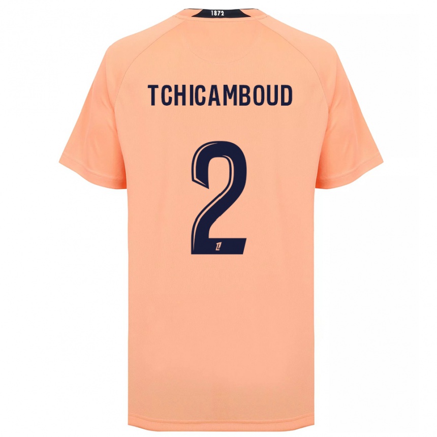 נשים כדורגל Steed Tchicamboud #2 כתום כחול הרחק ג'רזי 2025/26