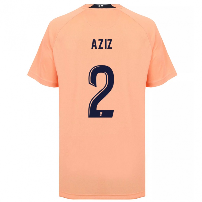נשים כדורגל Hayman Aziz #2 כתום כחול הרחק ג'רזי 2025/26
