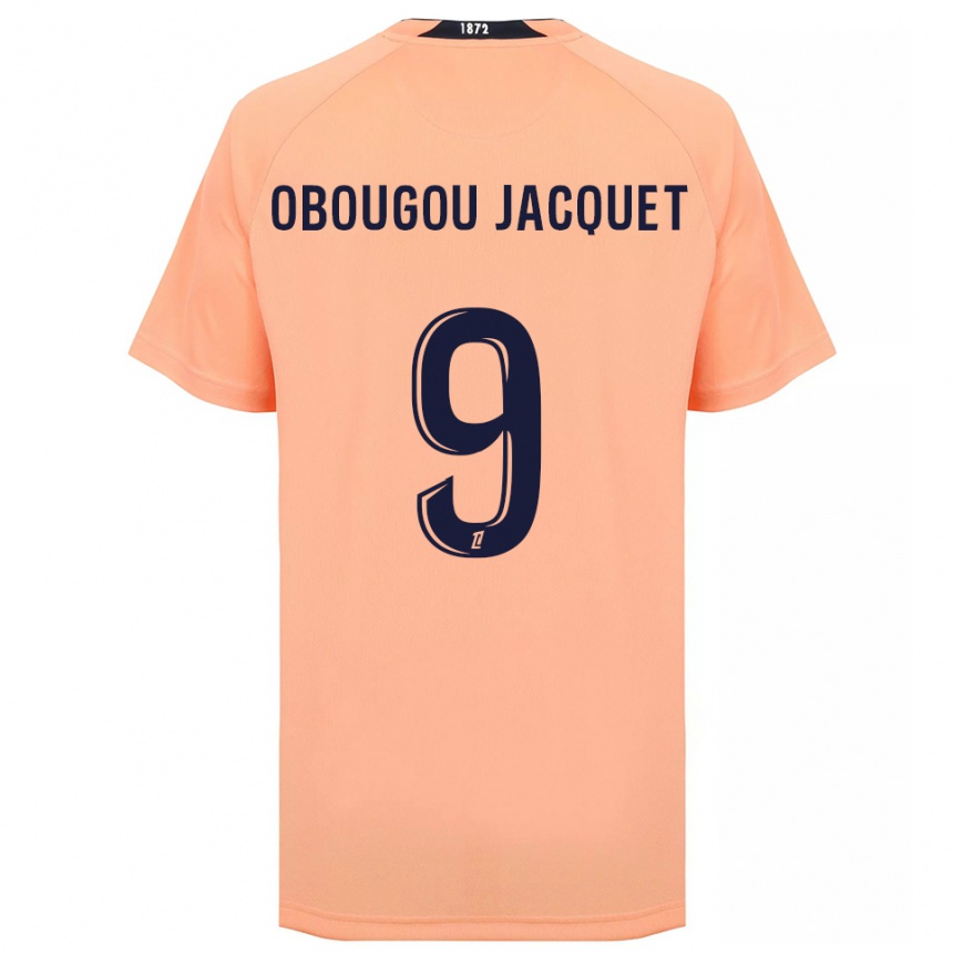 נשים כדורגל Noam Obougou Jacquet #9 כתום כחול הרחק ג'רזי 2025/26