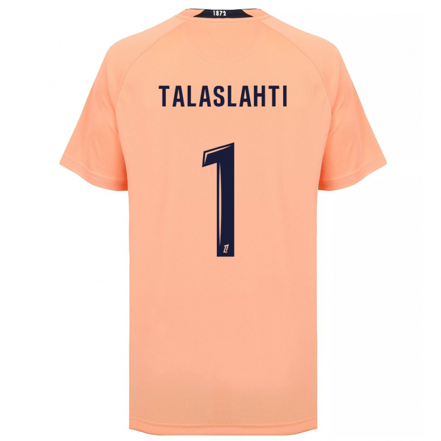 נשים כדורגל Katriina Talaslahti #1 כתום כחול הרחק ג'רזי 2025/26