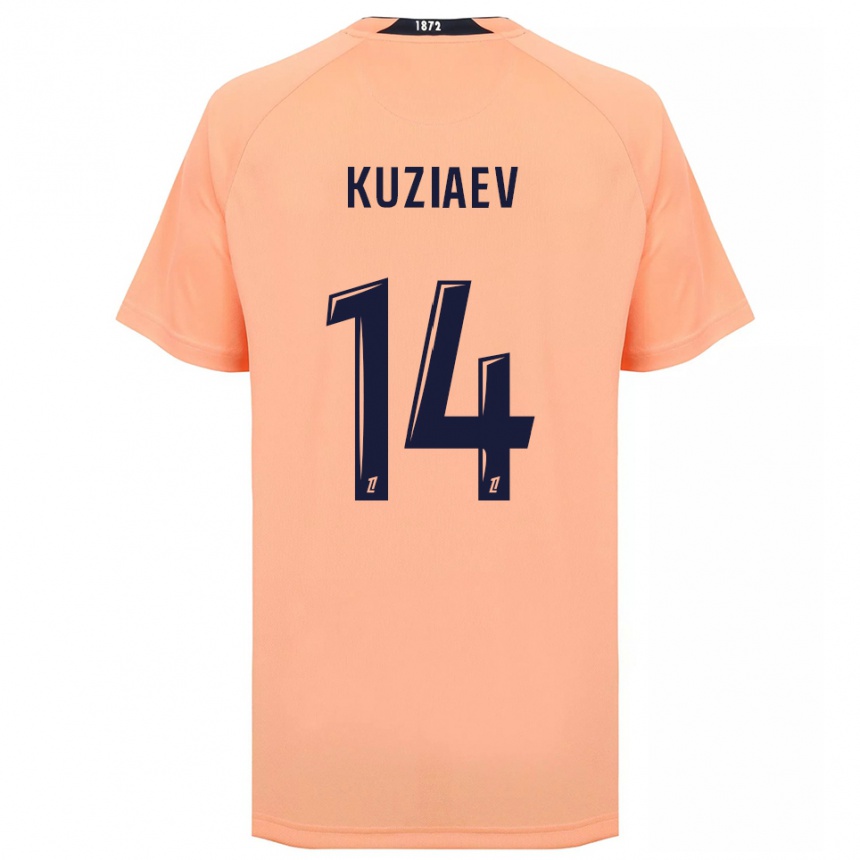 נשים כדורגל דאלר קוזיאייב #14 כתום כחול הרחק ג'רזי 2025/26