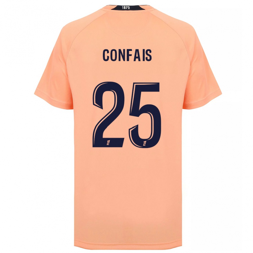 נשים כדורגל Aloïs Confais #25 כתום כחול הרחק ג'רזי 2025/26