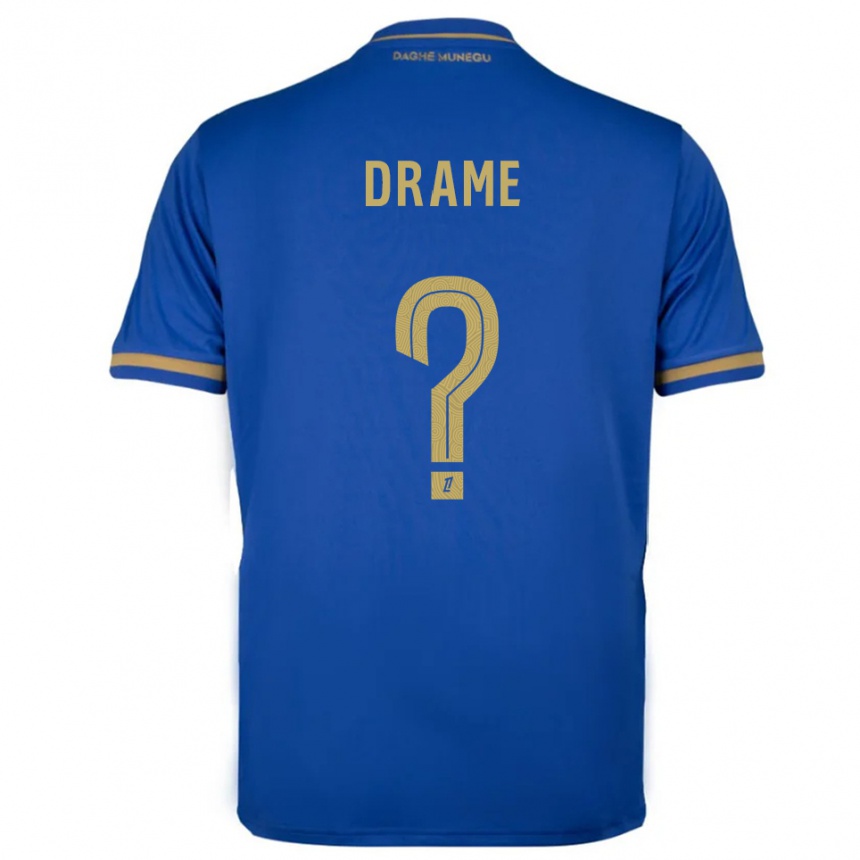 נשים כדורגל Massiremba Drame #0 כחול זהב הרחק ג'רזי 2025/26 נשים כדורגל Massiremba Drame #0 כחול זהב הרחק ג'רזי 2025/26