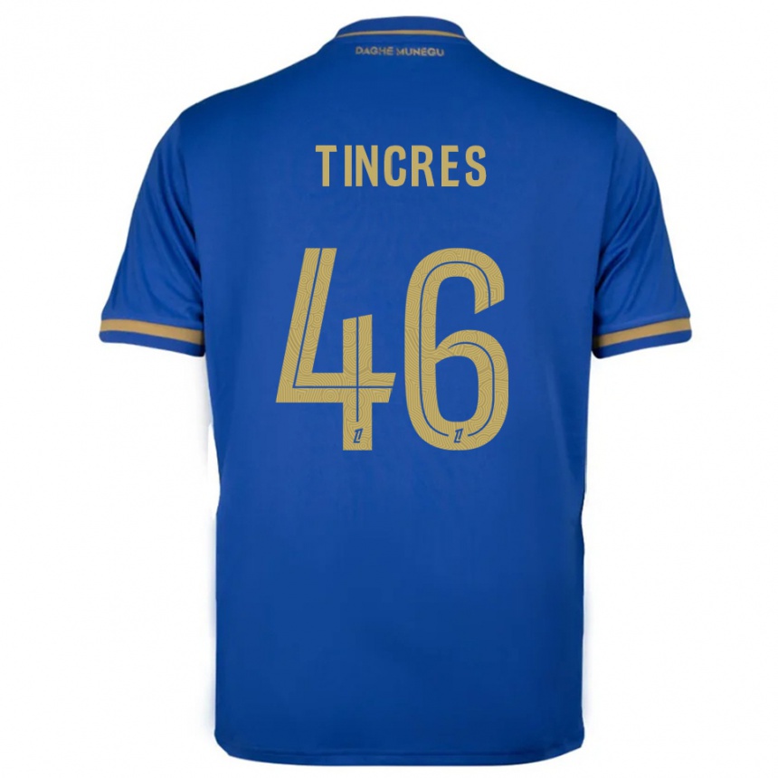 נשים כדורגל Joan Tincres #46 כחול זהב הרחק ג'רזי 2025/26