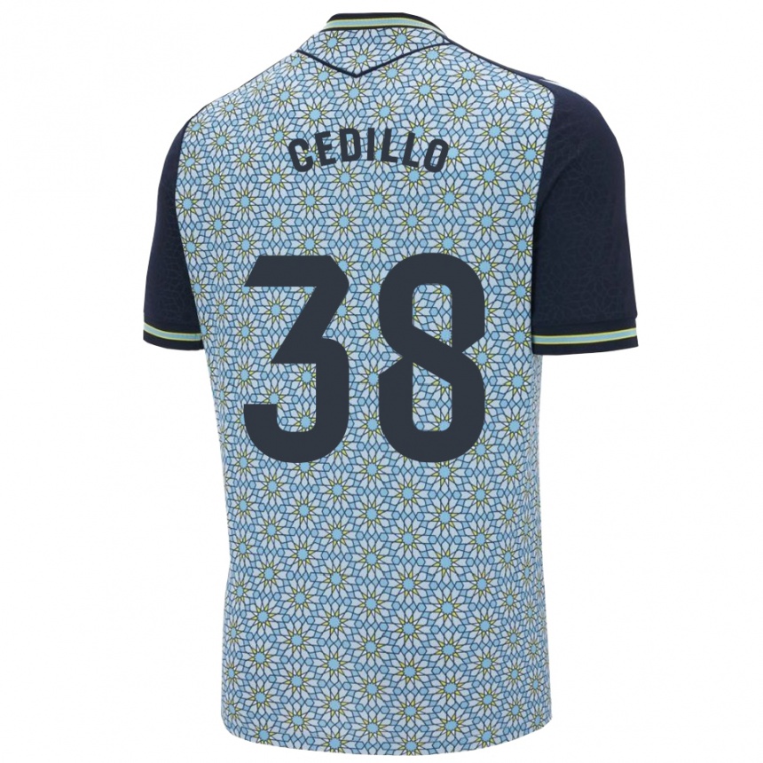 נשים כדורגל Pedro Cedillo #38 כחול נייבי הרחק ג'רזי 2025/26
