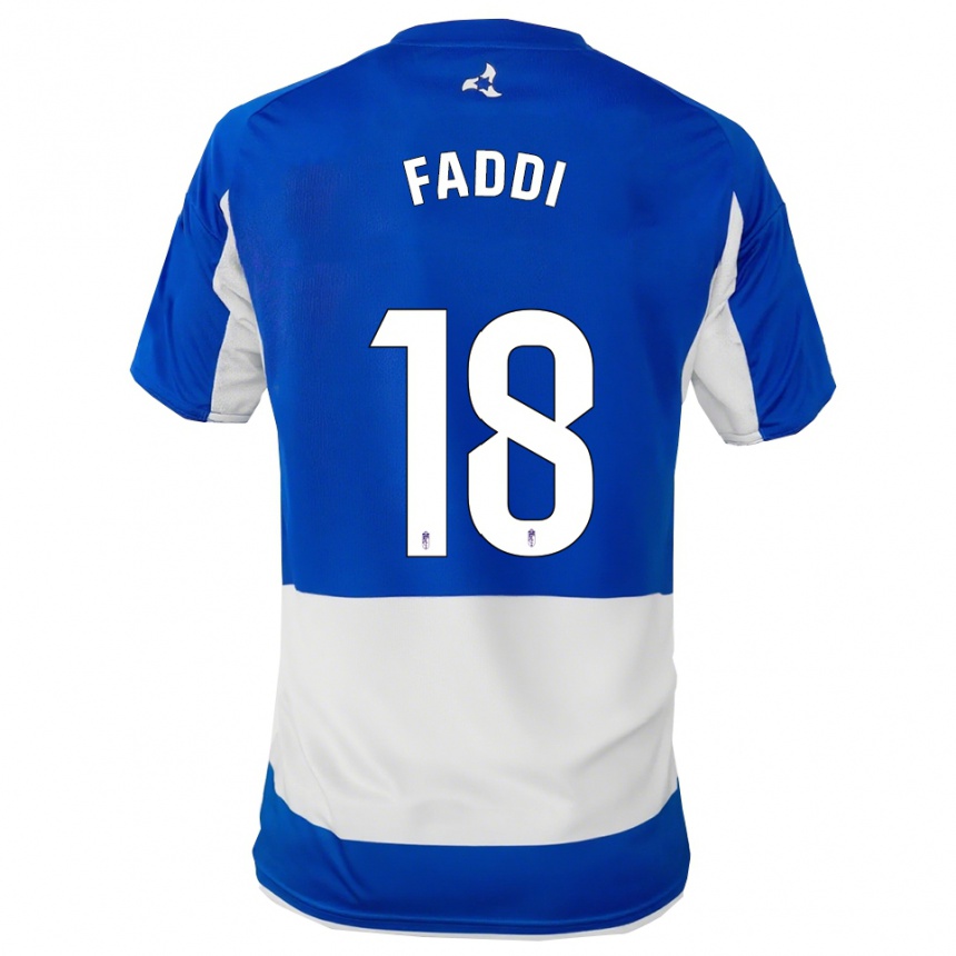 נשים כדורגל אינס פאדי #18 כחול לבן הרחק ג'רזי 2025/26