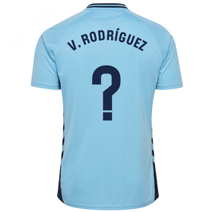 נשים כדורגל Carlos Vicente Rodríguez #0 תכלת הרחק ג'רזי 2025/26
