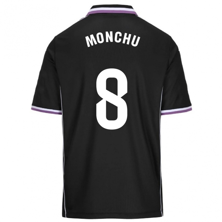 נשים כדורגל מונצ'ו #8 סגול שחור הרחק ג'רזי 2025/26