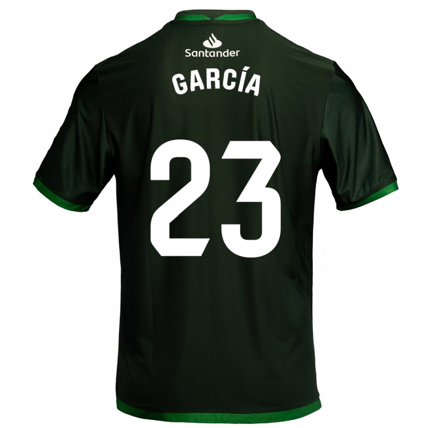 נשים כדורגל Mario García #23 ירוק כהה הרחק ג'רזי 2025/26