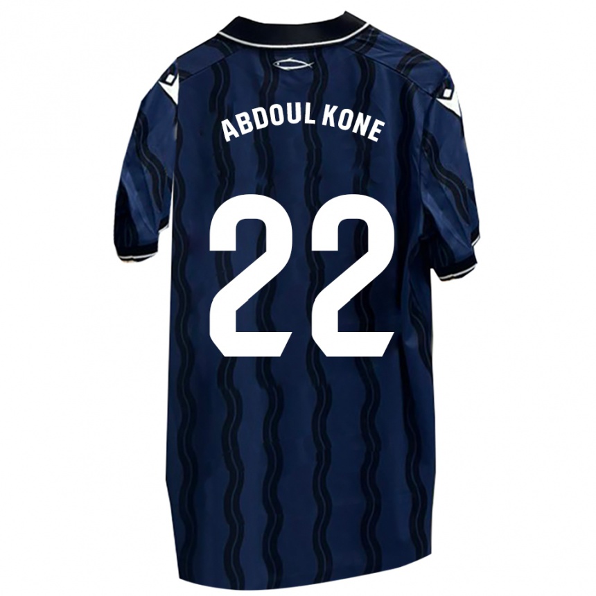נשים כדורגל קיאלי עבדול קונה #22 כחול כהה שחור הרחק ג'רזי 2025/26