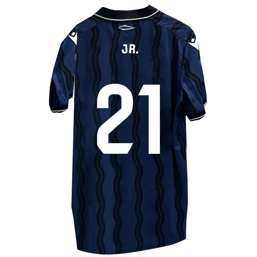 נשים כדורגל Douglas Jr. #21 כחול כהה שחור הרחק ג'רזי 2025/26