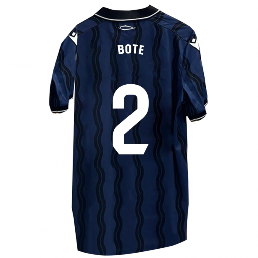 נשים כדורגל חורחה בוטה ארויו #2 כחול כהה שחור הרחק ג'רזי 2025/26