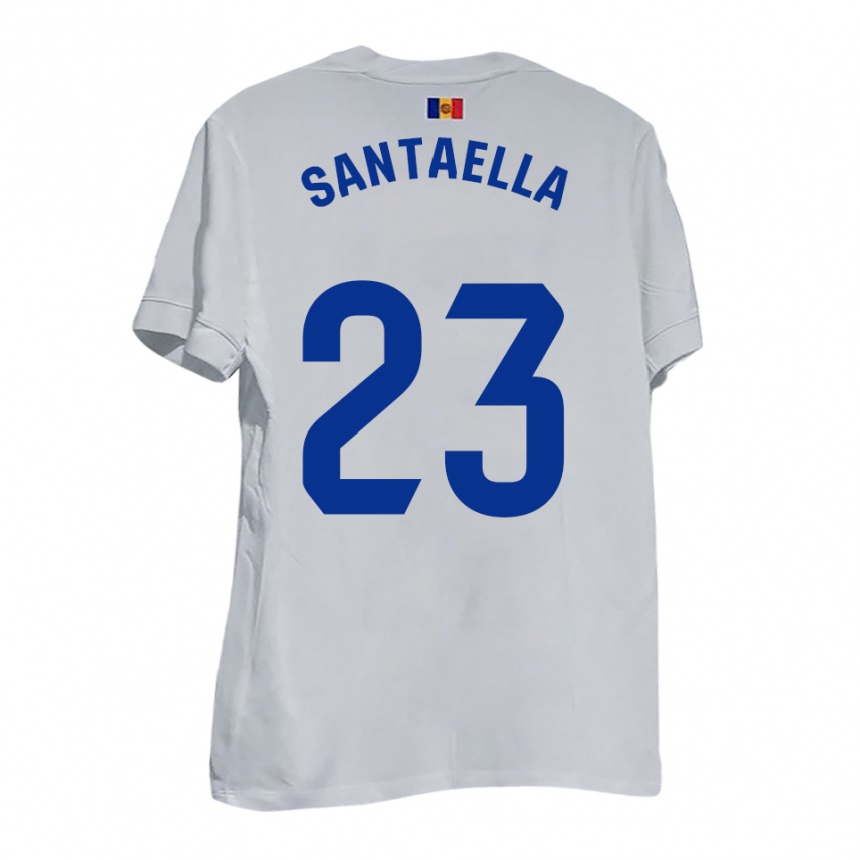 נשים כדורגל ידיד סנטאיה פרינטי #23 לבן צהוב כחול הרחק ג'רזי 2025/26