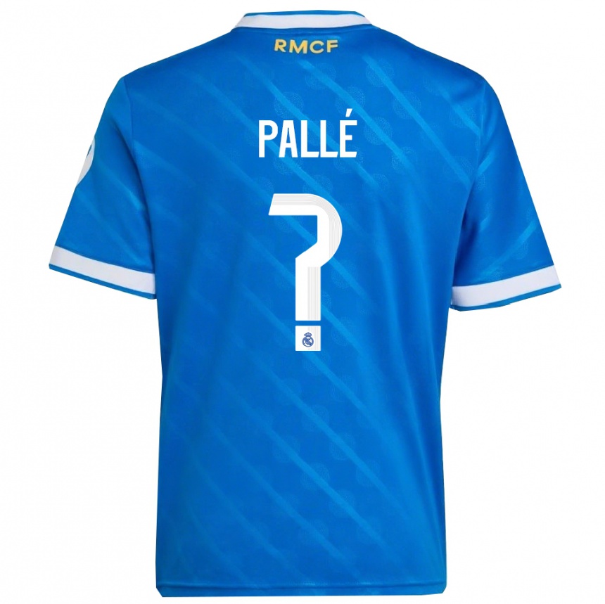 נשים כדורגל Joel Pallé #0 כחול לבן ג'רזי קיט שלישי 2025/26