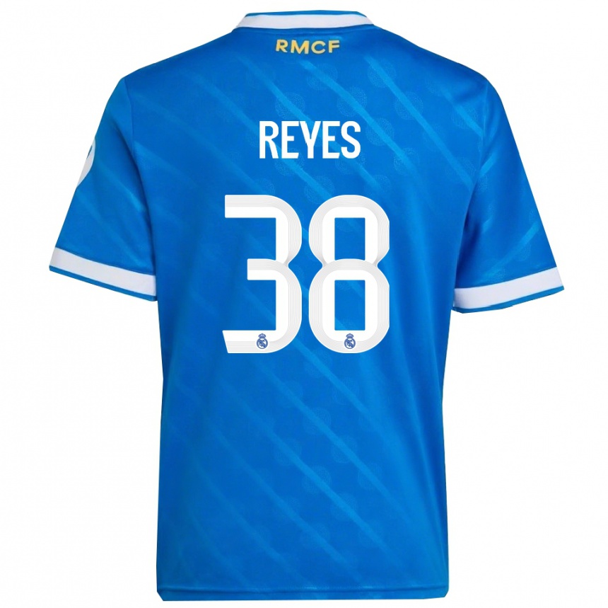 נשים כדורגל José Reyes #38 כחול לבן ג'רזי קיט שלישי 2025/26
