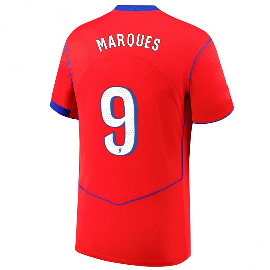 נשים כדורגל Daniel Marques #9 אדום כחול לבן ג'רזי קיט שלישי 2025/26