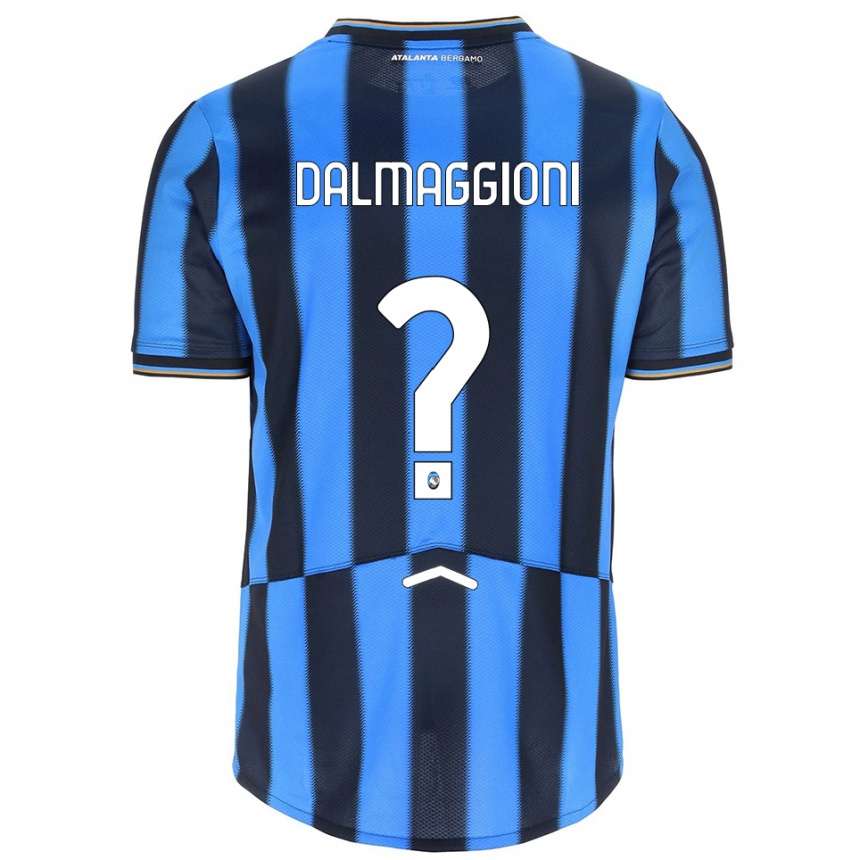 ילדים כדורגל Cristian Dalmaggioni #0 תכלת שחור ג'רזי ביתית 2025/26