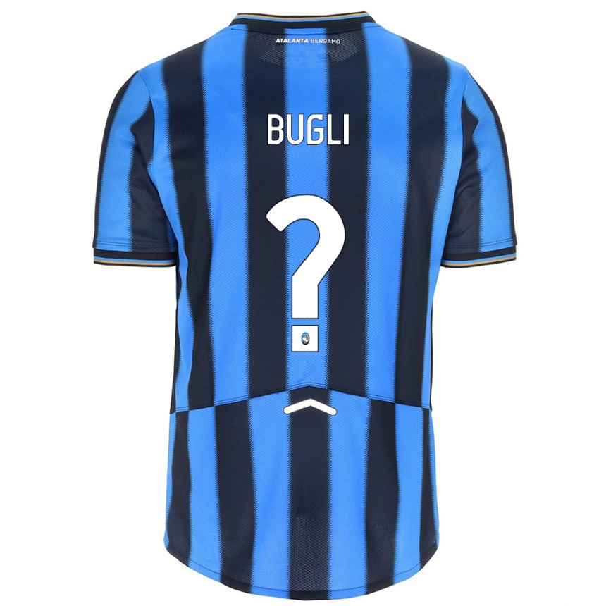 ילדים כדורגל Gabriel Bugli #0 תכלת שחור ג'רזי ביתית 2025/26