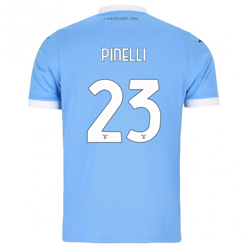 ילדים כדורגל Pietro Pinelli #23 תכלת לבן ג'רזי ביתית 2025/26