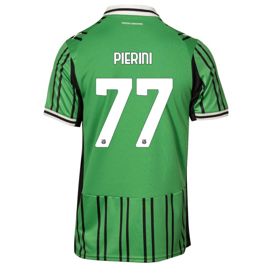 ילדים כדורגל ניקולס פייריני #77 ירוק שחור ג'רזי ביתית 2025/26