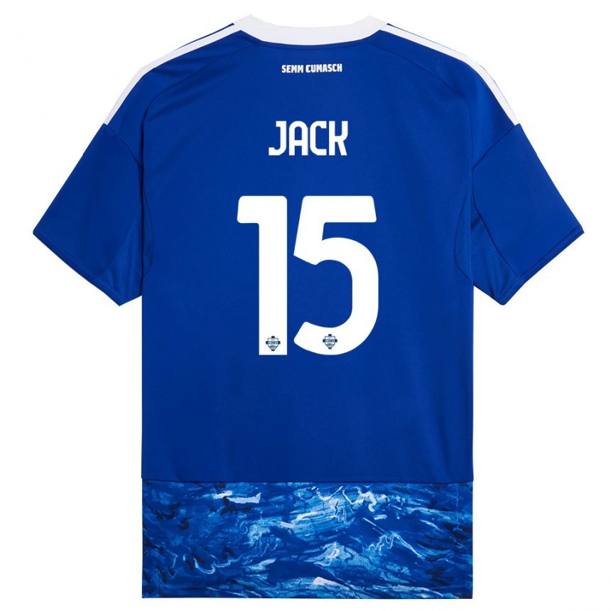ילדים כדורגל Fellipe Jack #15 כחול לבן ג'רזי ביתית 2025/26