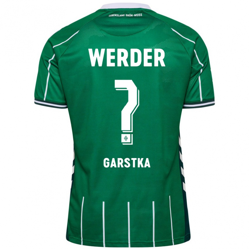 ילדים כדורגל Maximilian Garstka #0 ירוק לבן ג'רזי ביתית 2025/26
