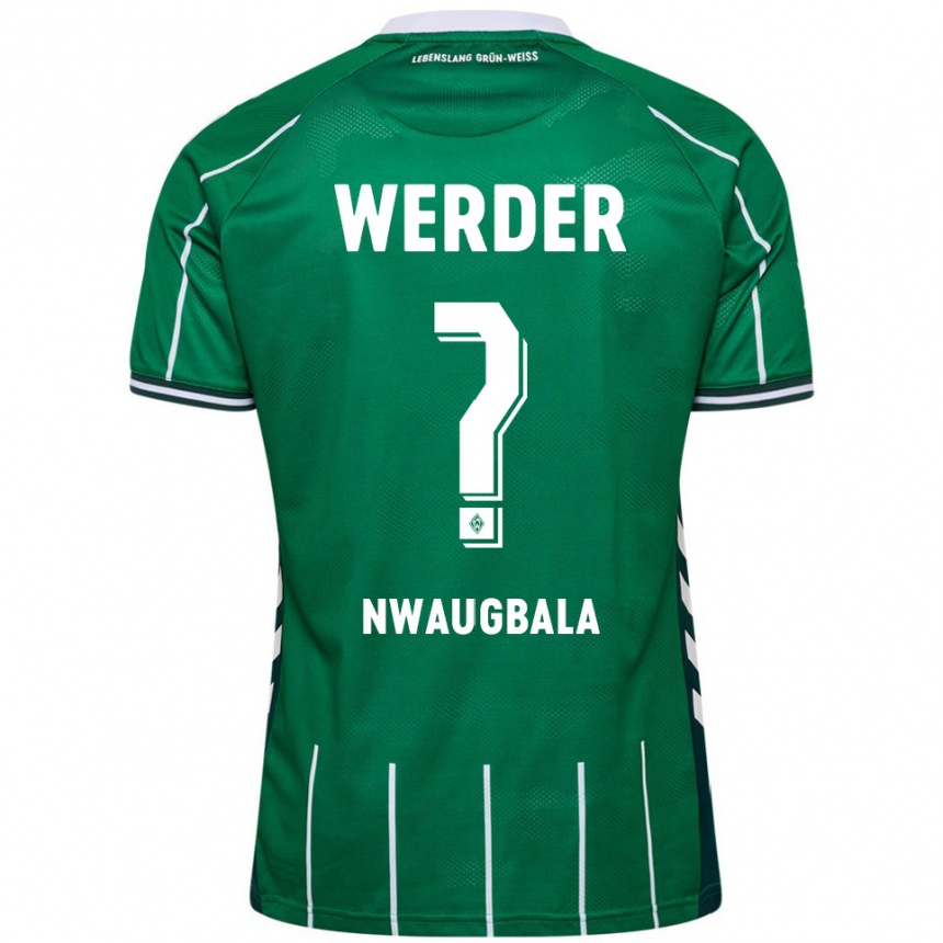 ילדים כדורגל Kevin Nwaugbala #0 ירוק לבן ג'רזי ביתית 2025/26
