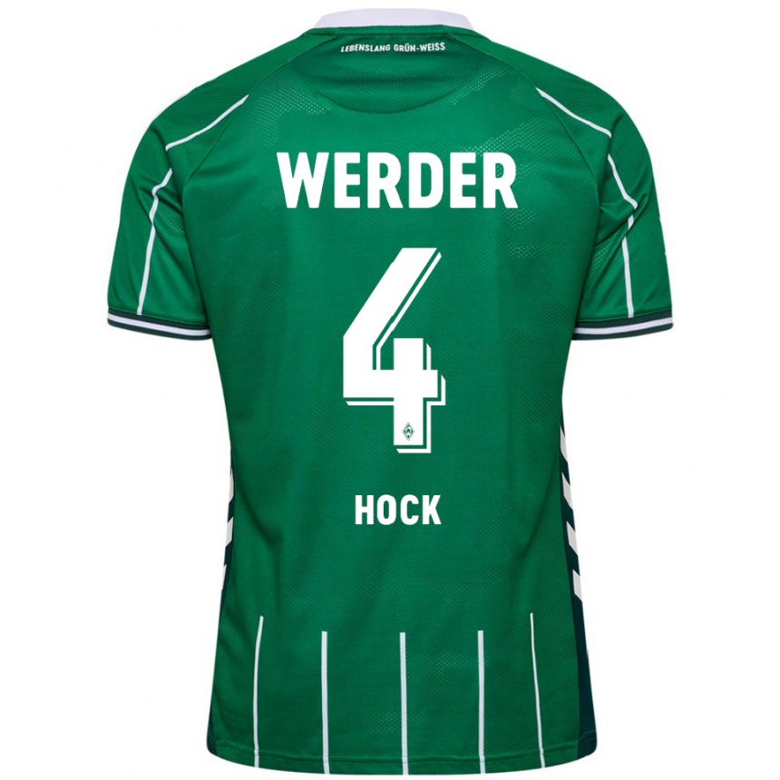 ילדים כדורגל אלכסנדר האק #4 ירוק לבן ג'רזי ביתית 2025/26