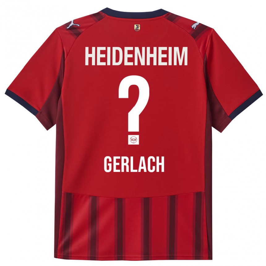 ילדים כדורגל Tom Gerlach #0 אדום נייבי ג'רזי ביתית 2025/26