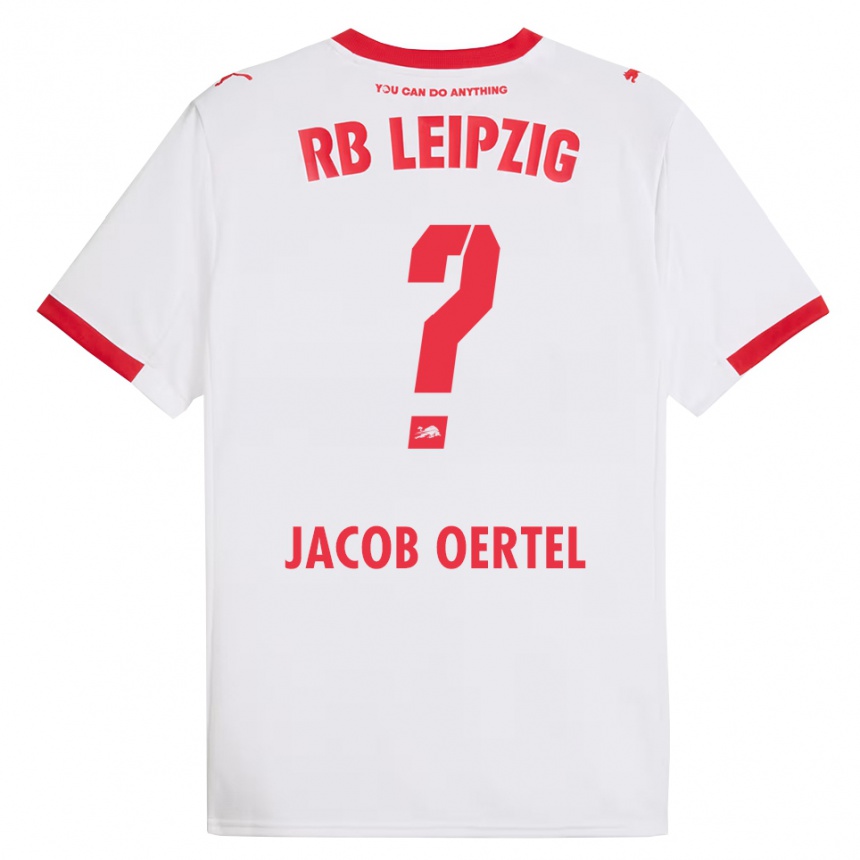 ילדים כדורגל Paul Jacob Oertel #0 לבן אדום ג'רזי ביתית 2025/26