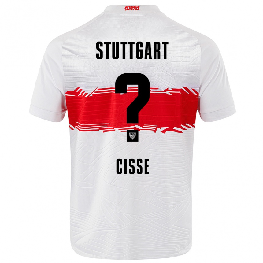 ילדים כדורגל מומו סיסה #0 לבן אדום ג'רזי ביתית 2025/26