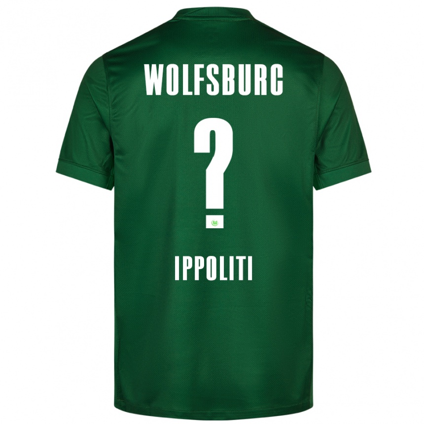 ילדים כדורגל Mario Ippoliti #0 ירוק לבן ג'רזי ביתית 2025/26