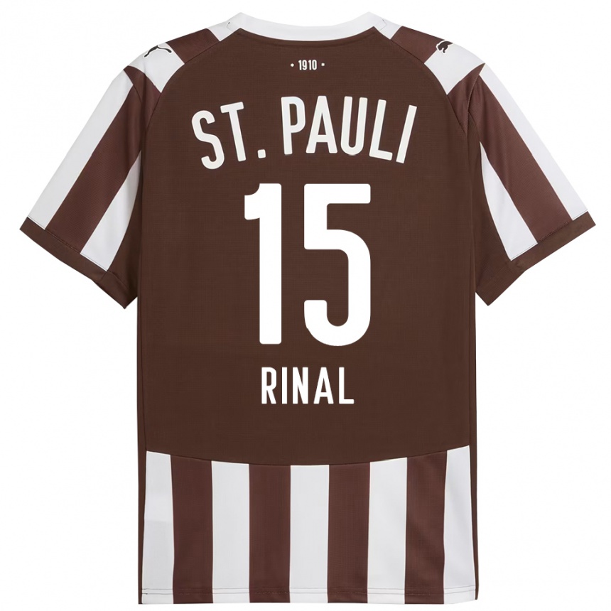 ילדים כדורגל סלצ׳וק רינאל #15 קפה לבן ג'רזי ביתית 2025/26