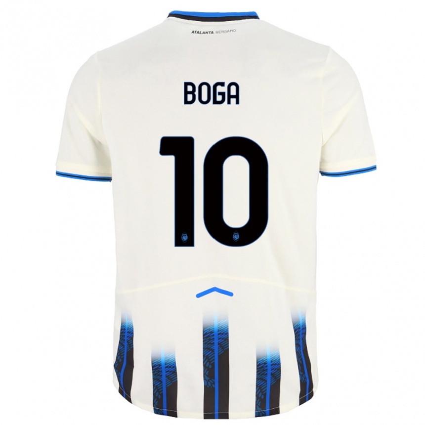 ילדים כדורגל ז'רמי בוגה #10 לבן כחול הרחק ג'רזי 2025/26 ילדים כדורגל ז'רמי בוגה #10 לבן כחול הרחק ג'רזי 2025/26