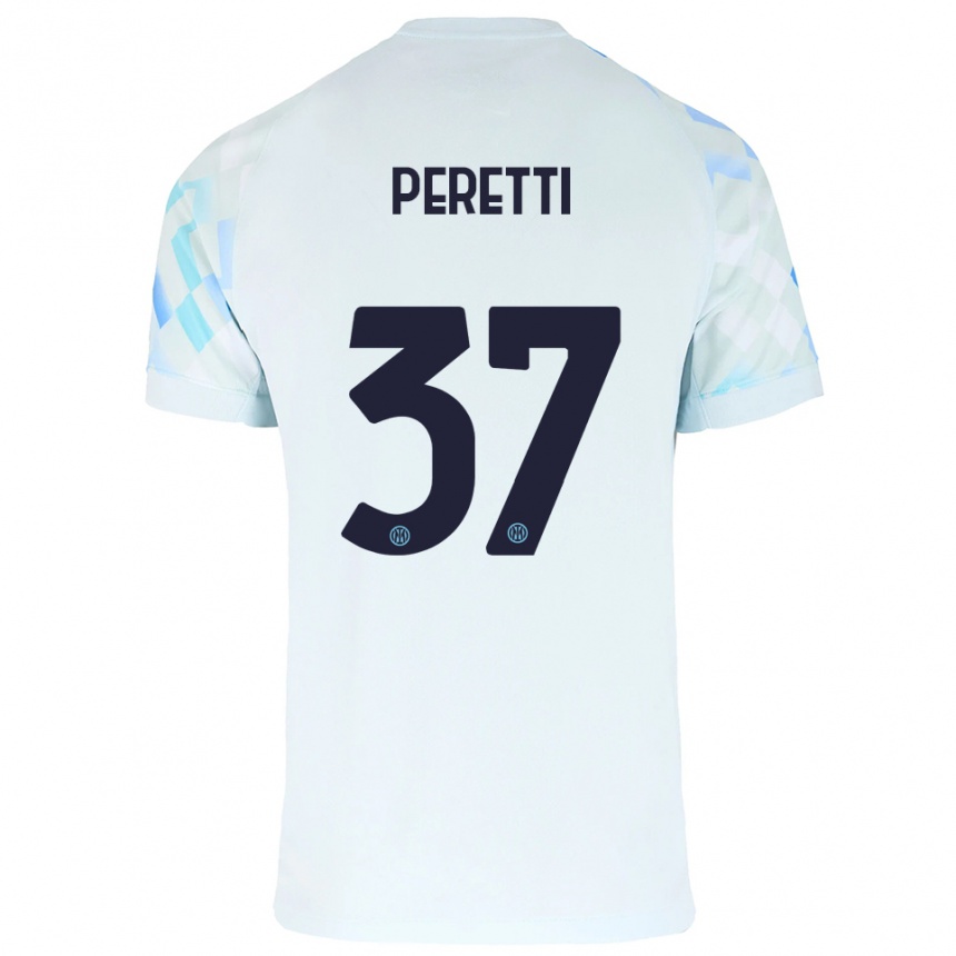 ילדים כדורגל לורנצו פרטי #37 לבן כחול הרחק ג'רזי 2025/26